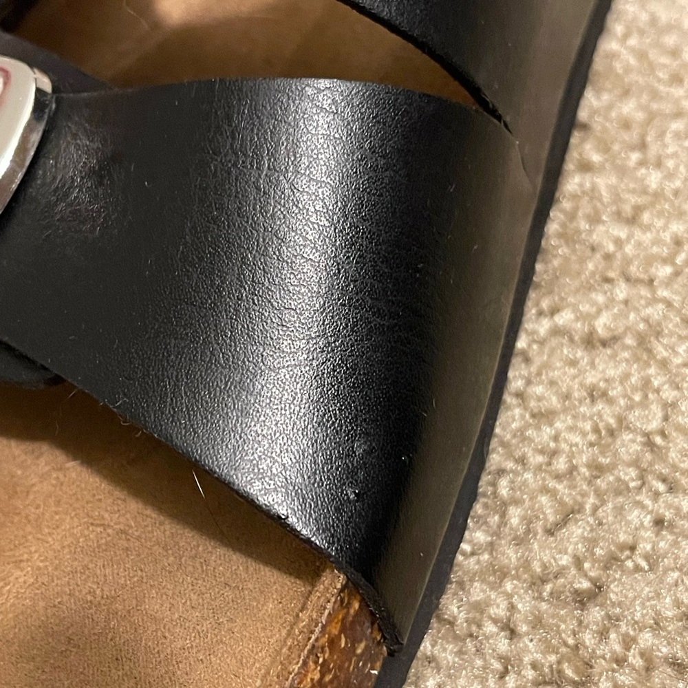 Time and Tru Black Sandals with Double Buckle - Picture 6 of 6